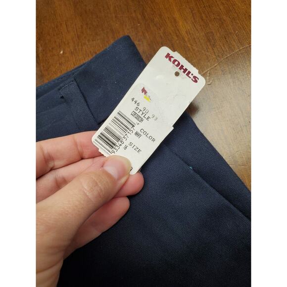 NEW Boy's Navy School Uniform Shorts | CHAPS Skinny Bermuda - Picture 7 of 8